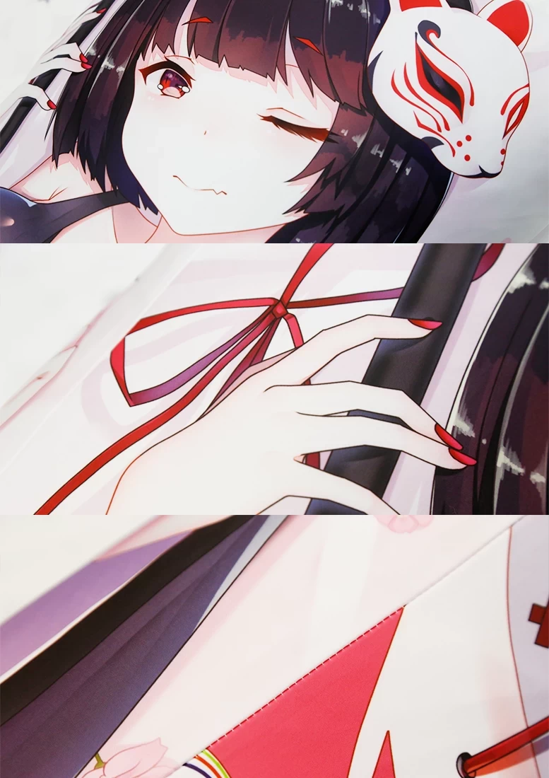 Raiden Shogun Dakimakura con soporte de piernas | Genshin Impact — 6